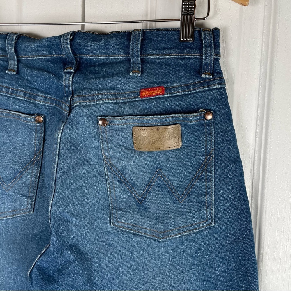 Wrangler A001 3030 Jeans Women’s 28 Blue Straight Leg Coastal Cowgirl Western - Picture 11 of 15